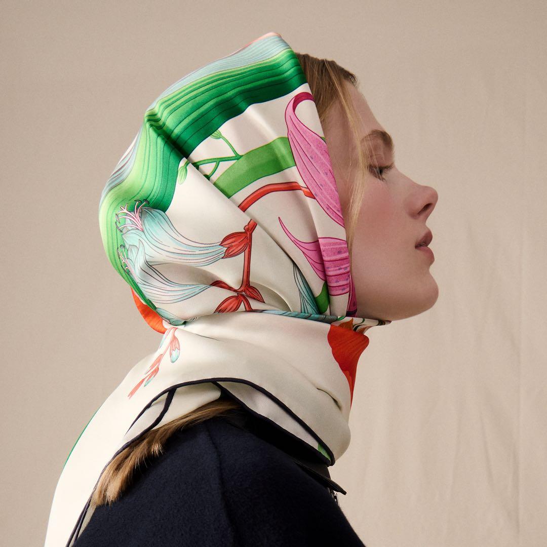 新品＊エルメス＊カレ90＊ブケフィナル＊カレ