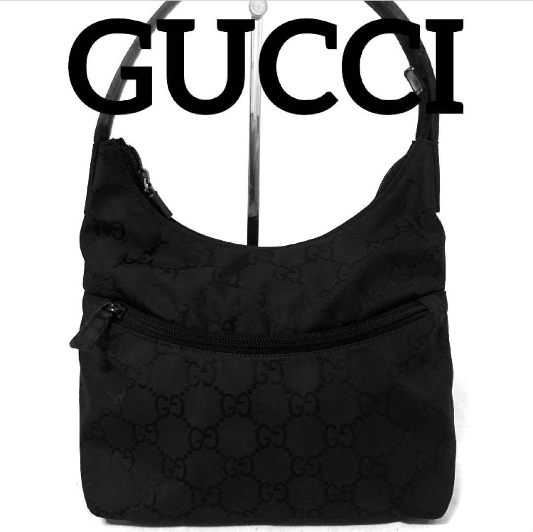 美品　グッチ　GUCCI トートバッグ　ハンドバッグ　ホーボーバッグ　ナイロン
