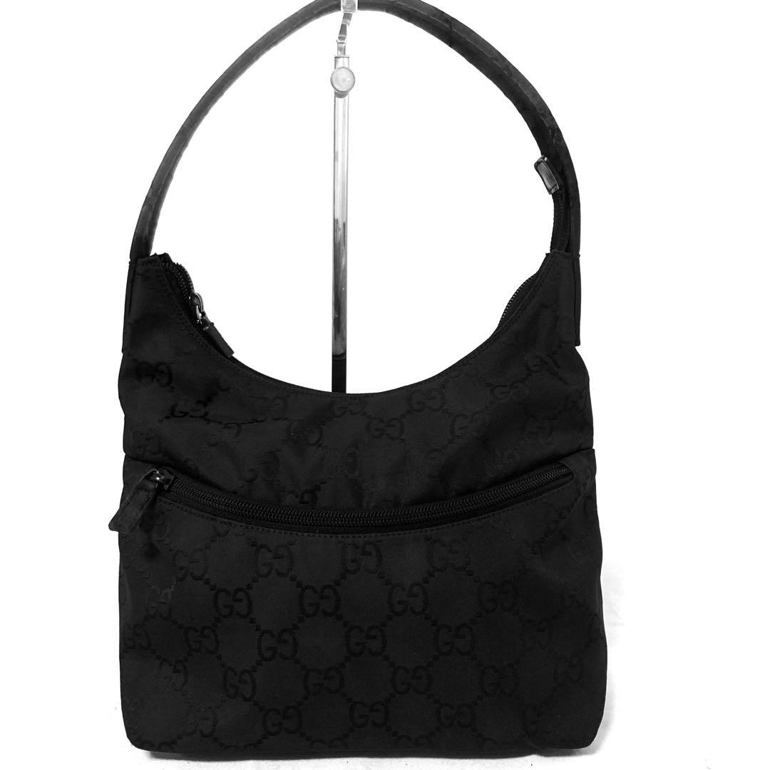 美品　グッチ　GUCCI トートバッグ　ハンドバッグ　ホーボーバッグ　ナイロン