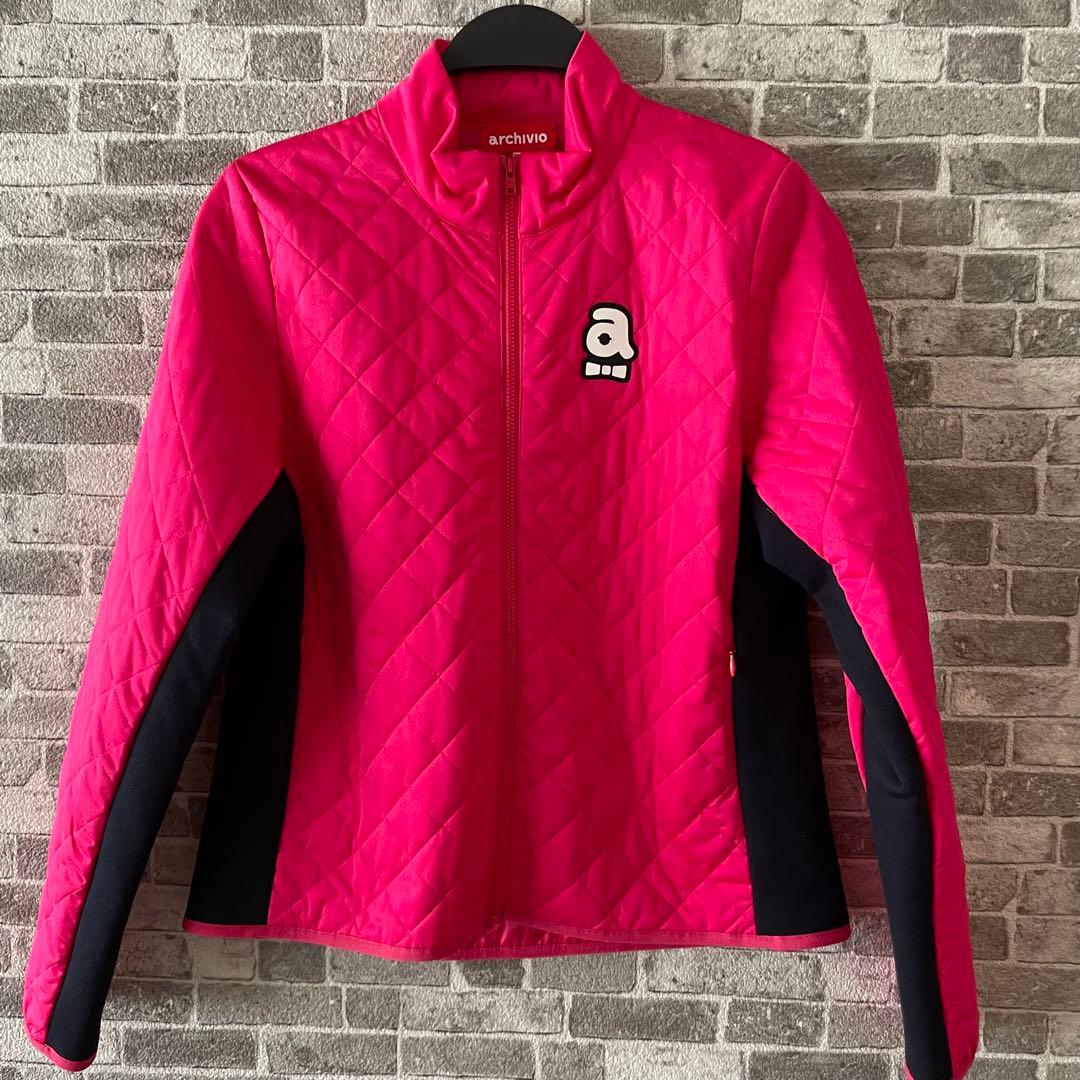 新品 アルチビオ ダイヤキルト 中綿 ブルゾン サイズ40 ピンク⭐︎