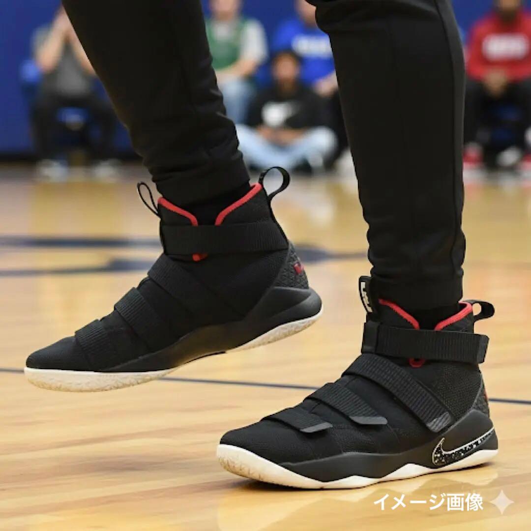 NIKE ナイキ レブロン ソルジャー 11 ブレッド スニーカー ブラック