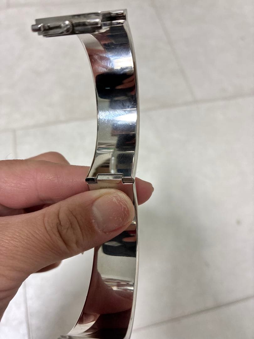 廃盤‼️希少‼️エルメス ロケ バングルクォーツ レア ヴィンテージ　黒