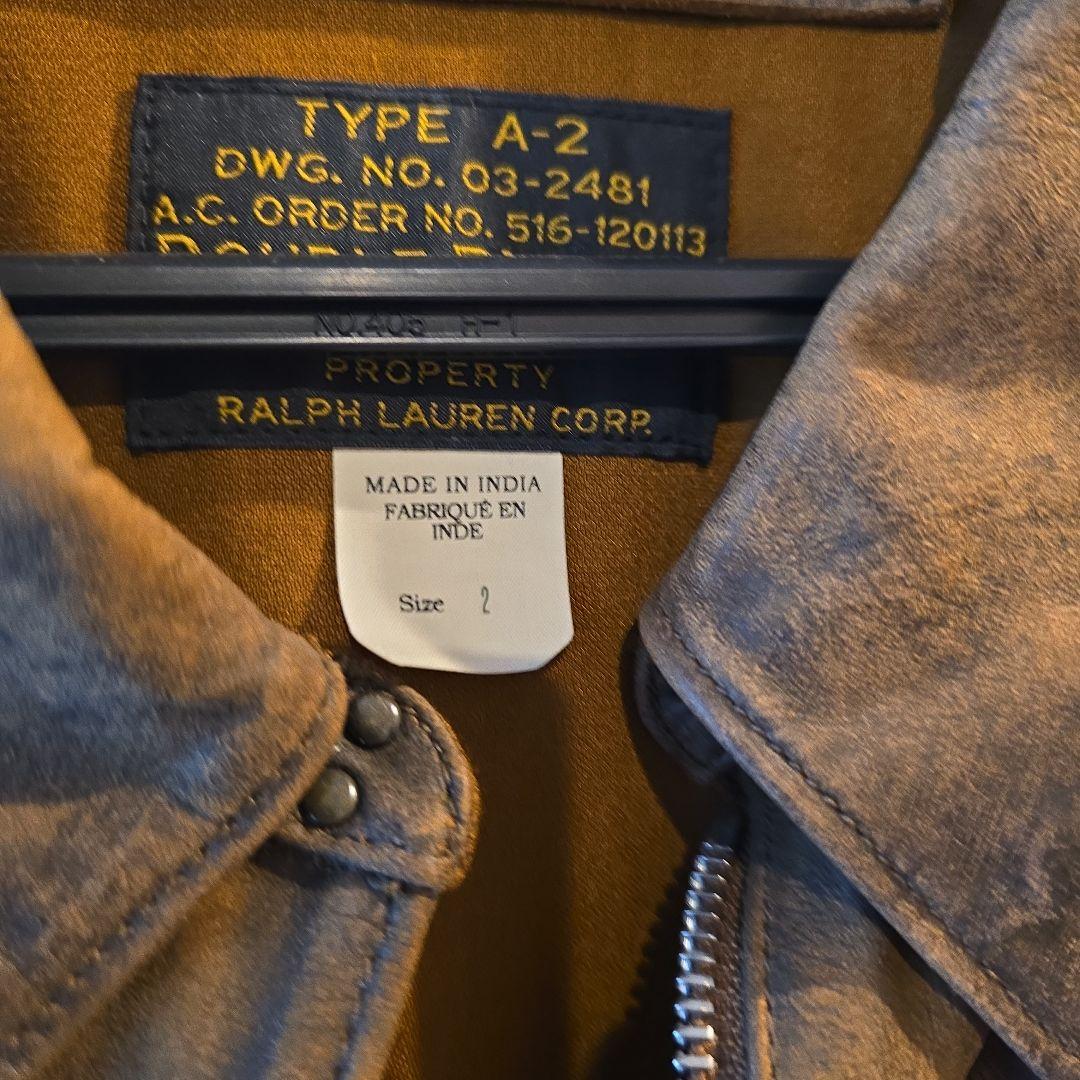Ralph Lauren ジャケット サイズ2 ブラウン　ユニセックス