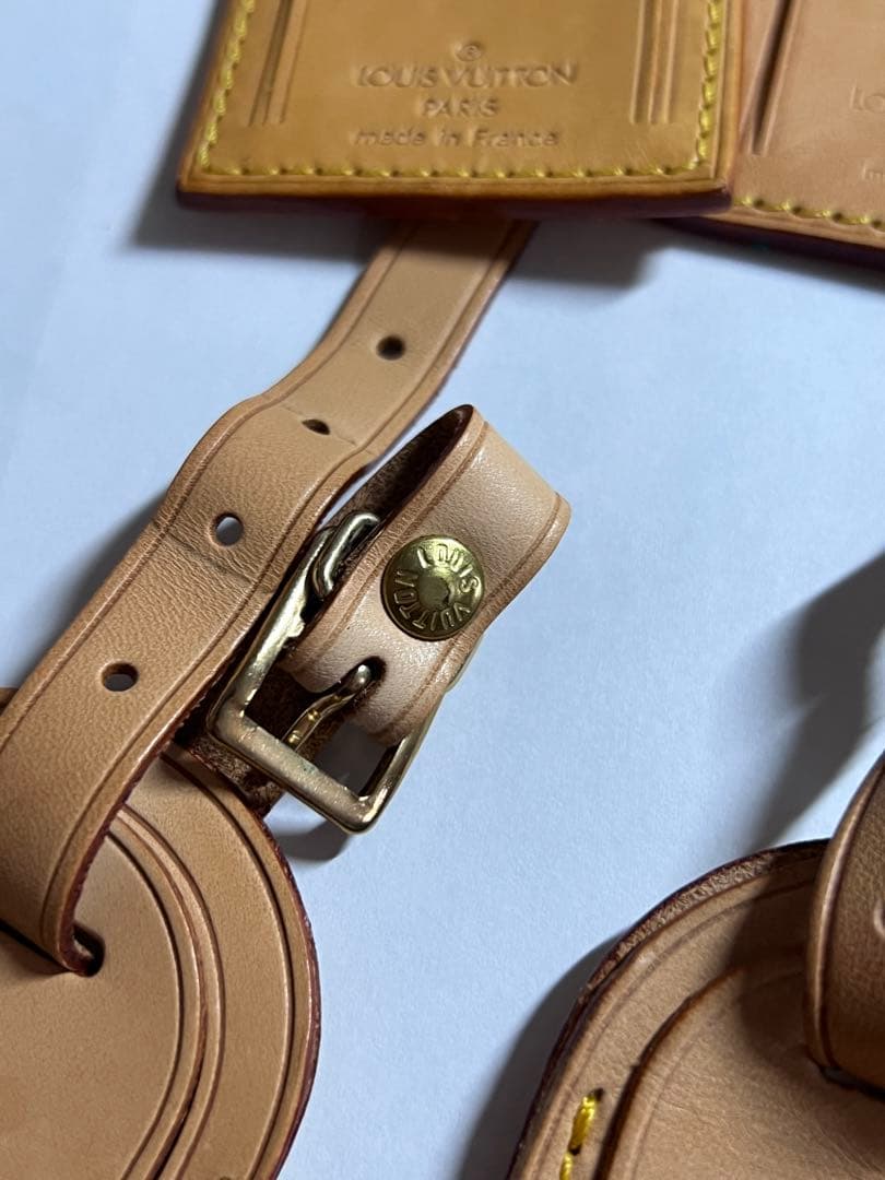 LOUIS VUITTON ネームタグ ネームタグ　ヌメ革　12点セット