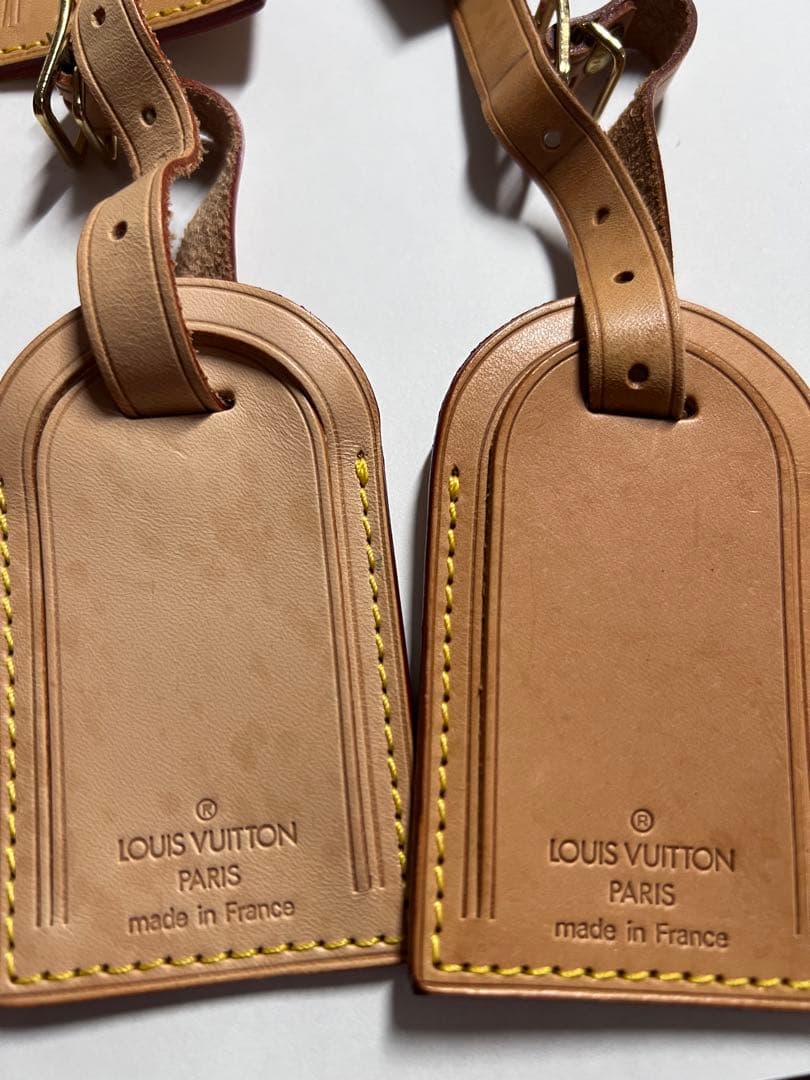 LOUIS VUITTON ネームタグ ネームタグ　ヌメ革　12点セット