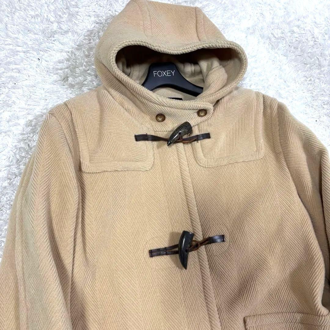 OLD ENGLAND ヘリンボーン　ダッフルコート　ベージュ