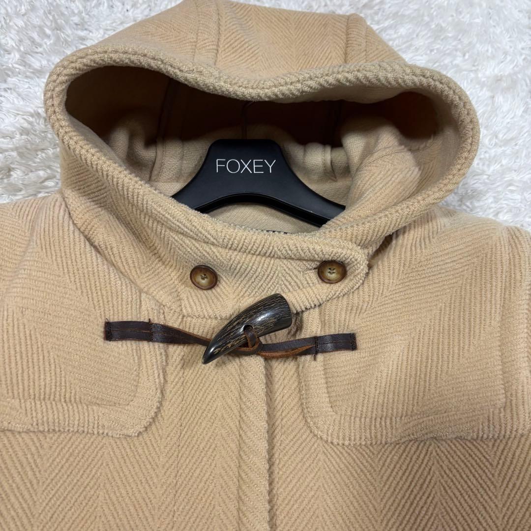 OLD ENGLAND ヘリンボーン　ダッフルコート　ベージュ