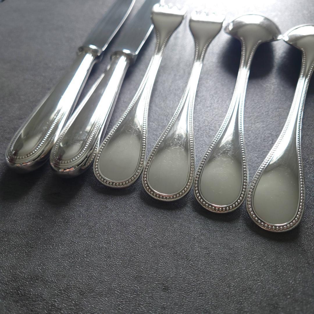 クリストフル パール テーブルサイズ 6点