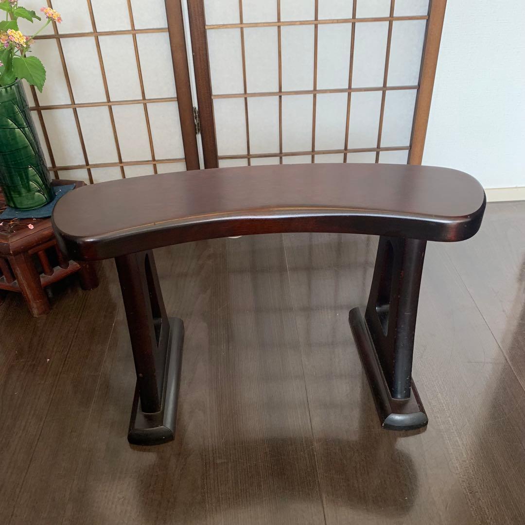 北海道民芸家具　脇息　ひじ掛け　和室