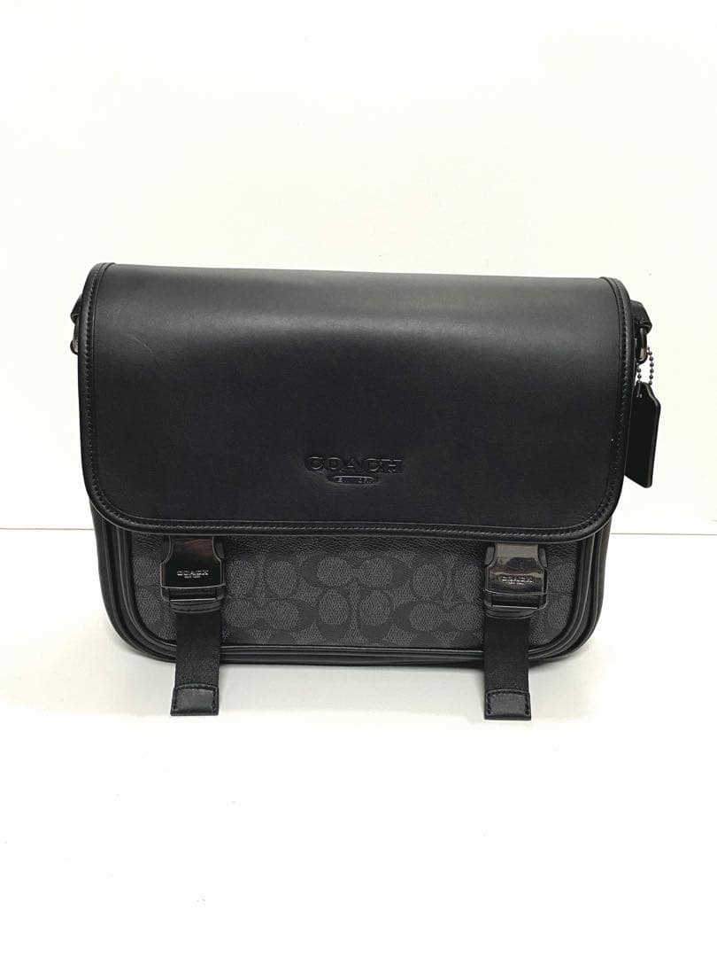 coach コーチレーサー メッセンジャー・シグネチャー キャンバス