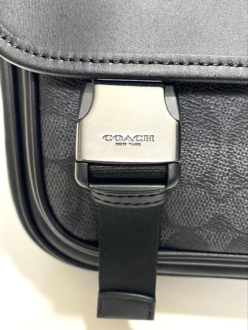 coach コーチレーサー メッセンジャー・シグネチャー キャンバス