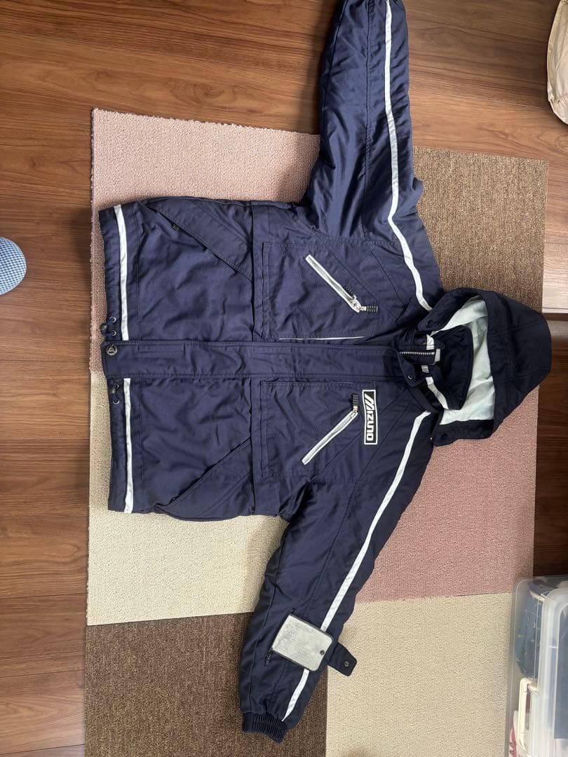 MIZUNO ミズノ スキーウェア メンズL アルペンスキー　ネイビー