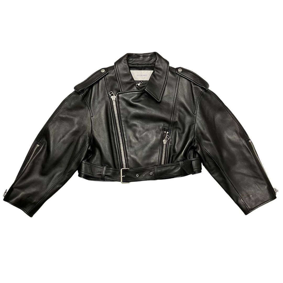 ルシェルブルー　ショートライダース　羊革