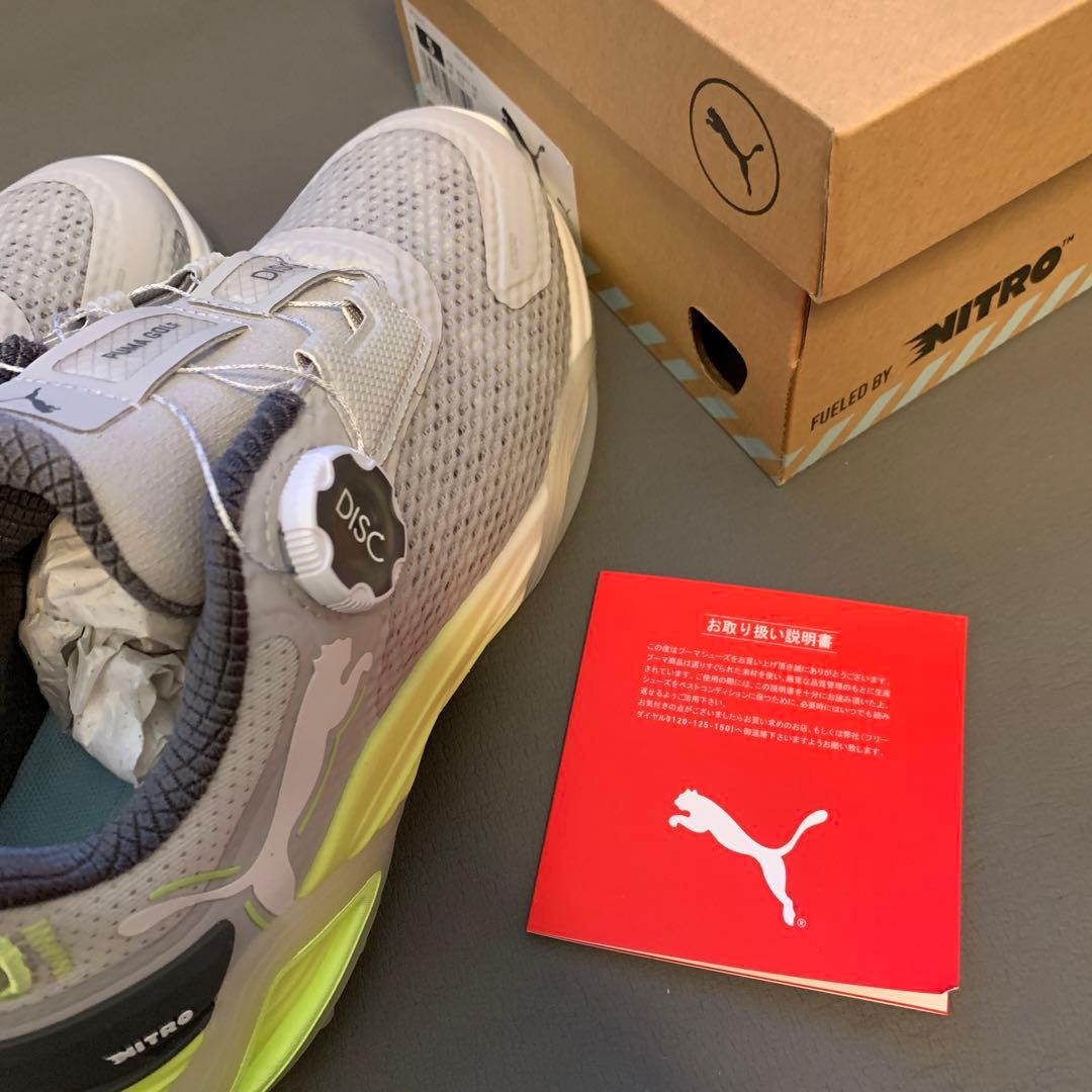 PUMA GOLF ☆プーマニトロ ゴルフシューズ ☆グレー/イエロー