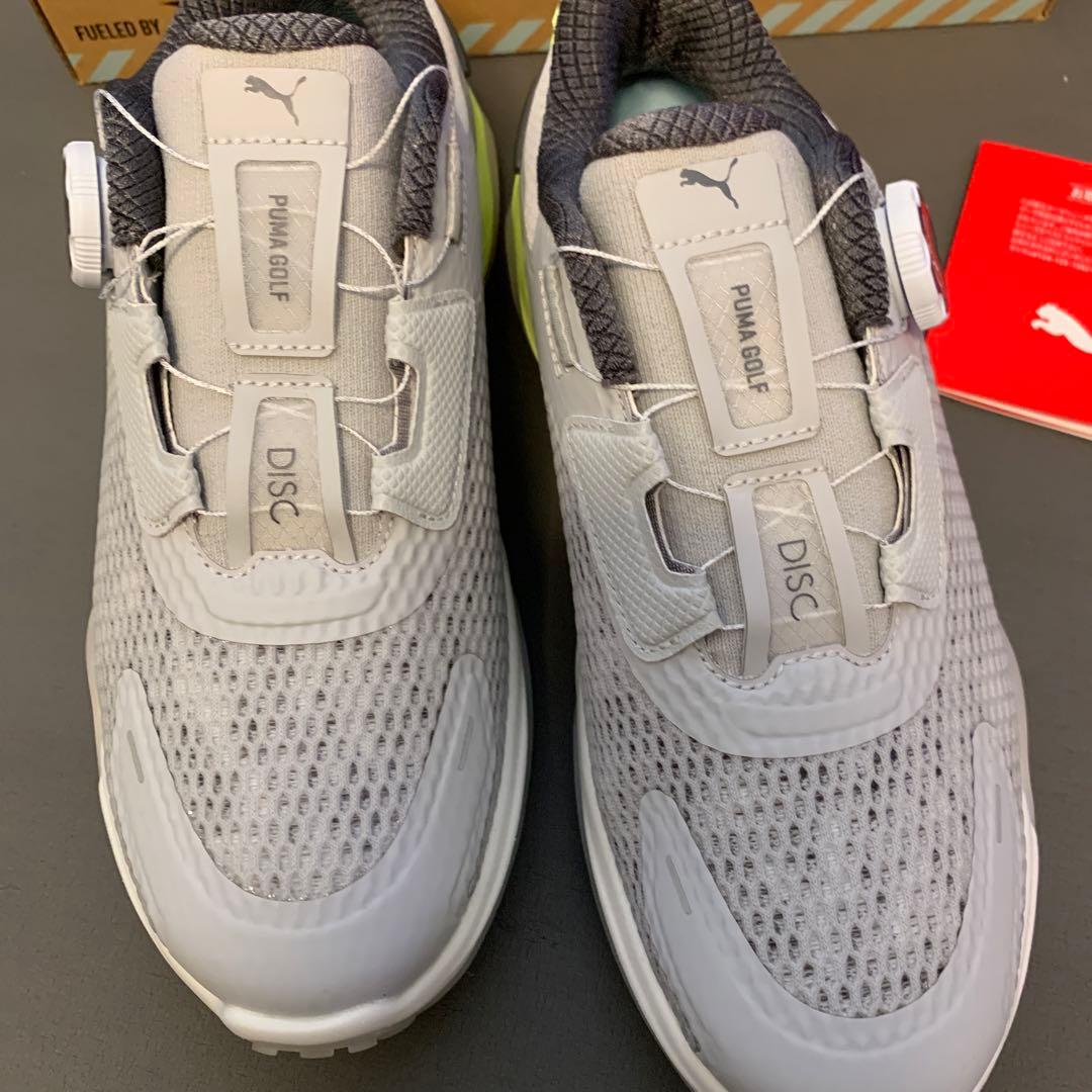 PUMA GOLF ☆プーマニトロ ゴルフシューズ ☆グレー/イエロー