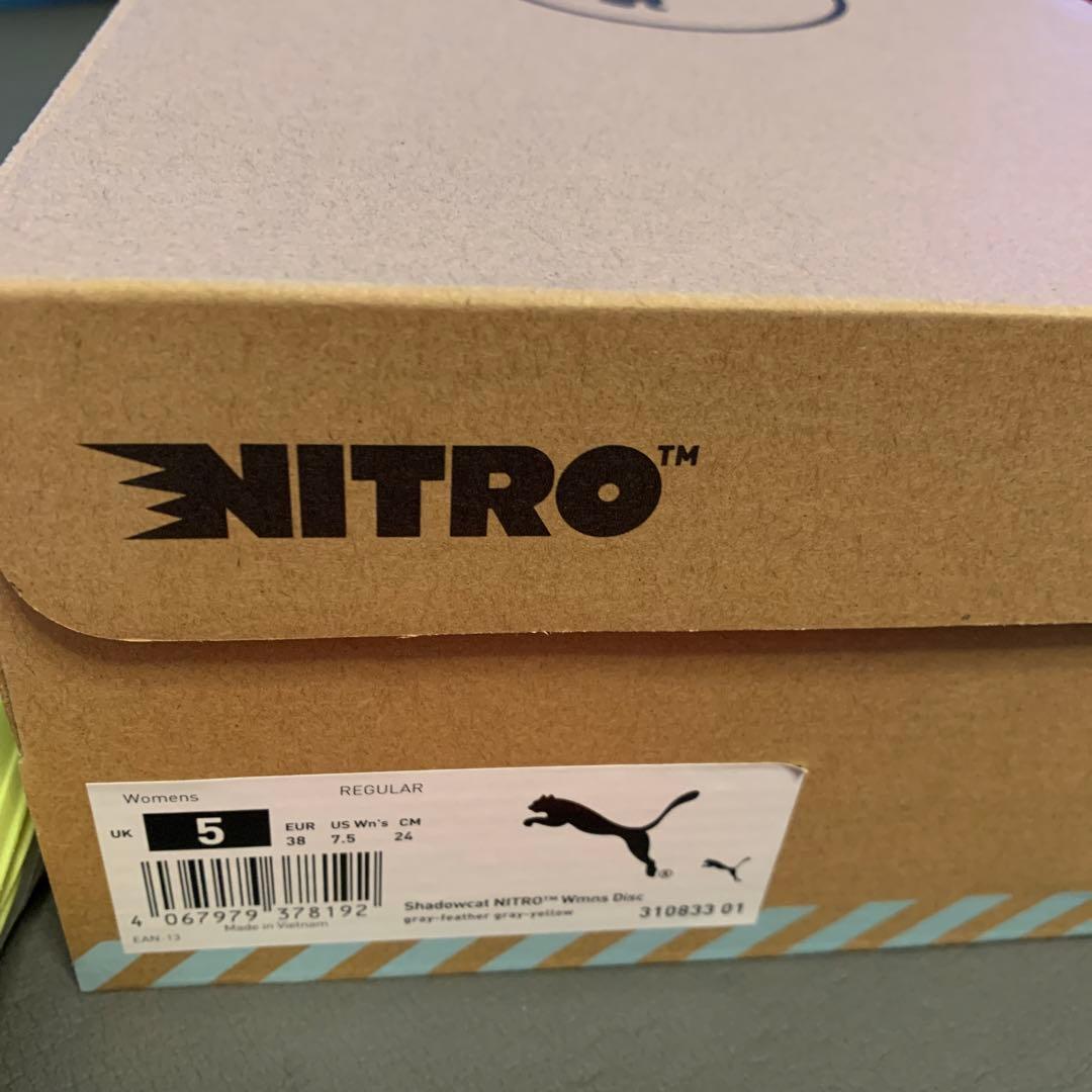 PUMA GOLF ☆プーマニトロ ゴルフシューズ ☆グレー/イエロー