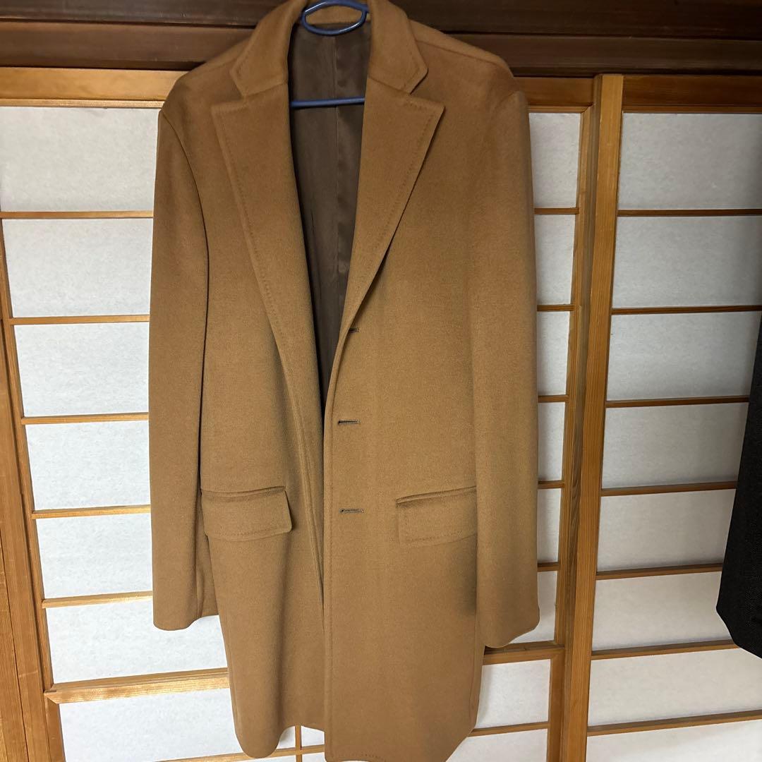 カシミヤ100% チェスターコート