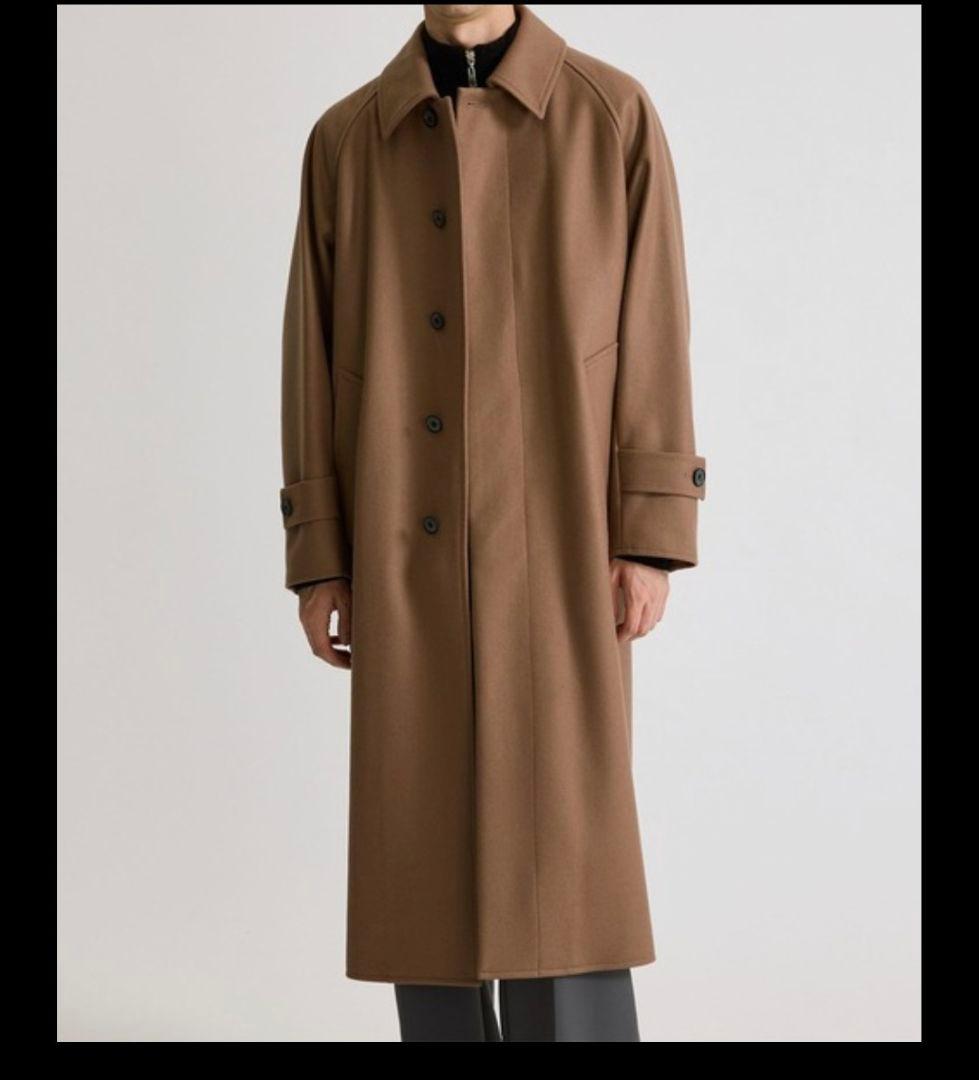 UNITED TOKYO 超撥水140Sステンカラーコート グレイッシュベージュ