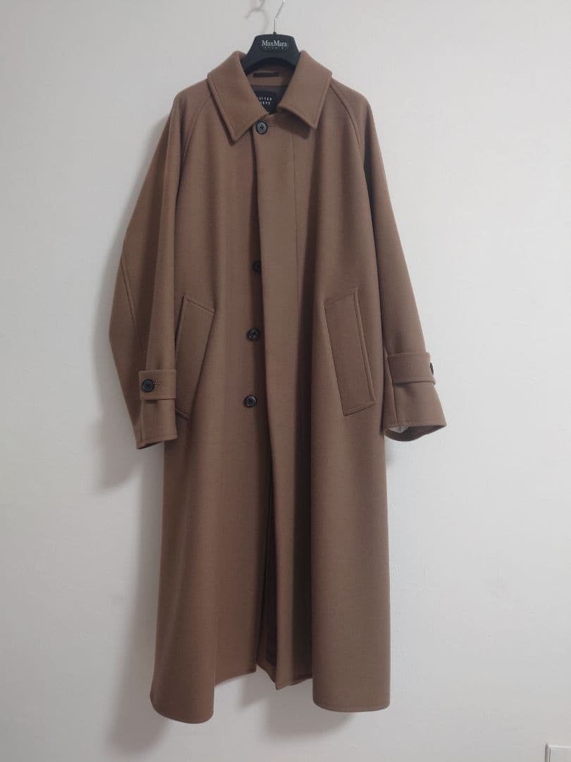 UNITED TOKYO 超撥水140Sステンカラーコート グレイッシュベージュ