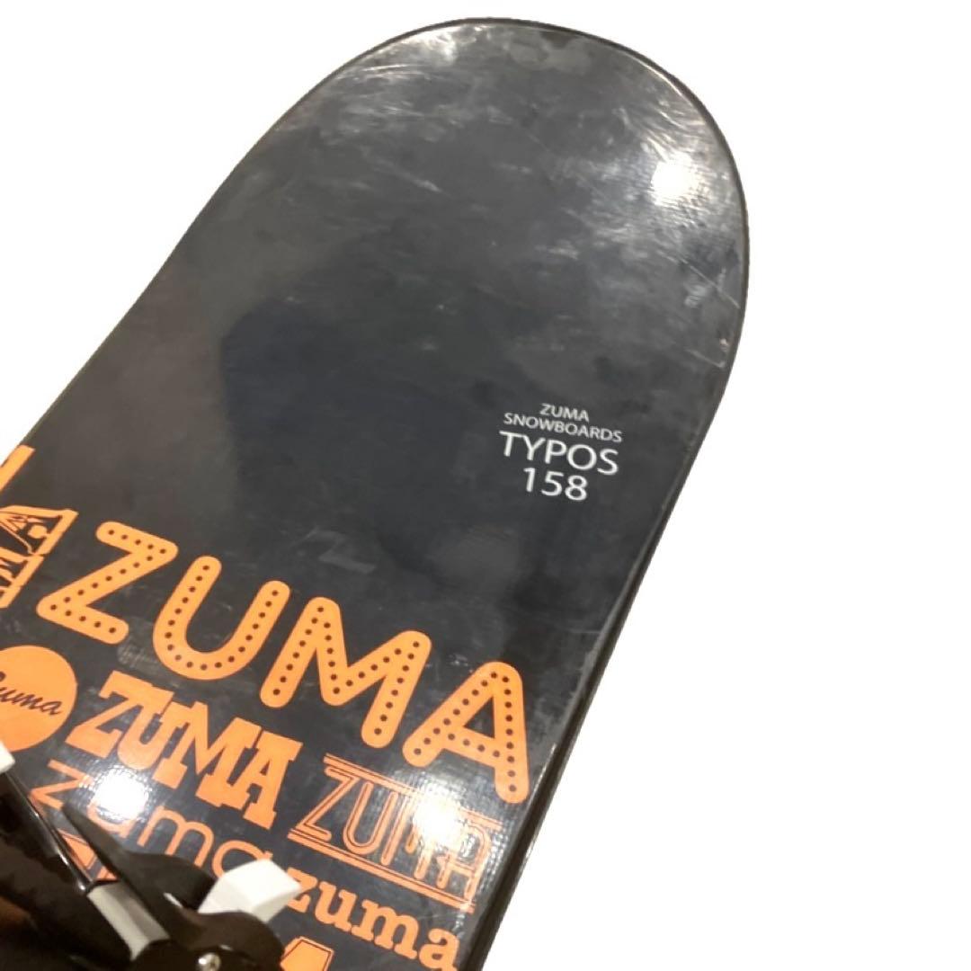 スノーボード ビンディングセットZUMA ツマ158cm TYPOS