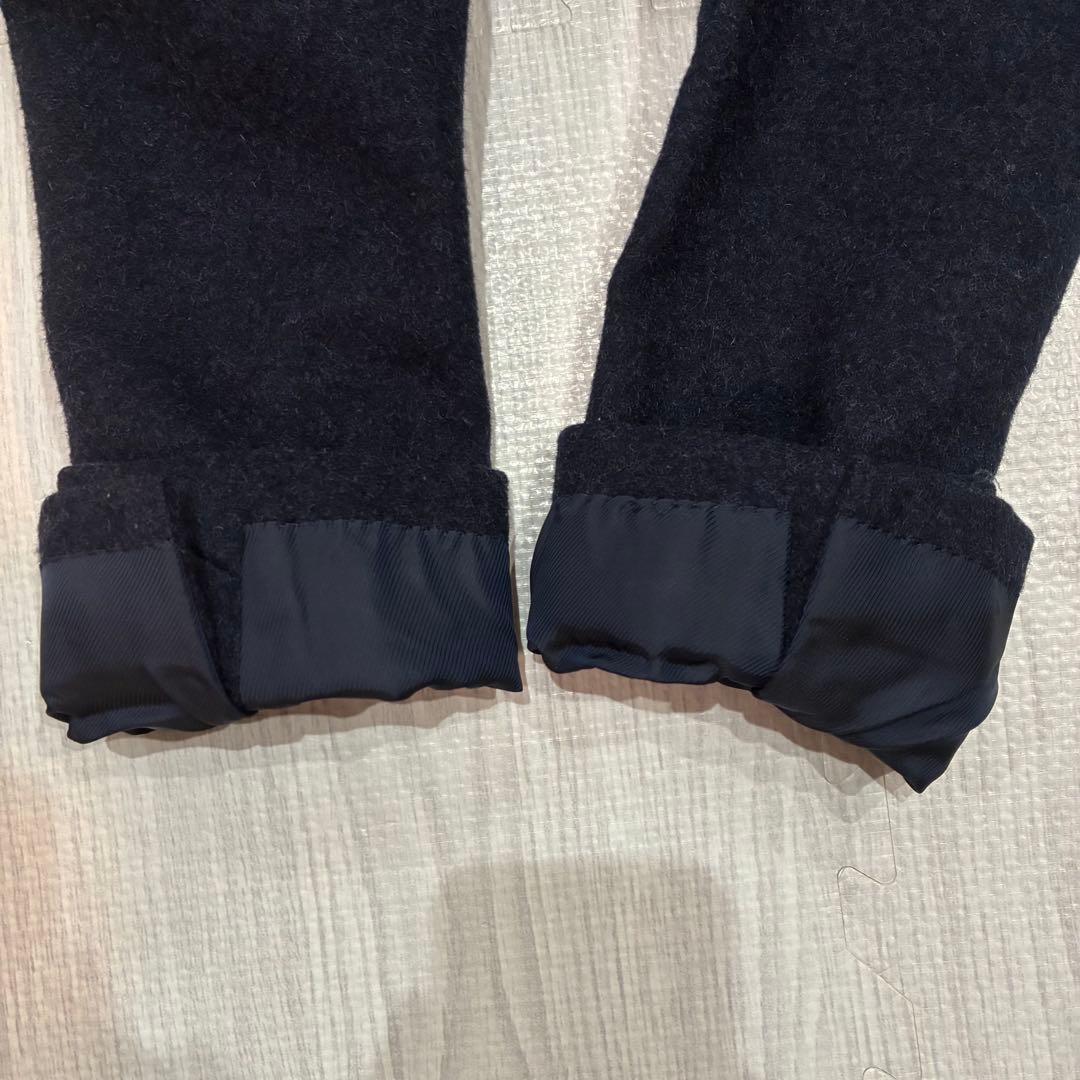 【美品】EDIFICEチェスターコートウールカシミヤ ネイビー