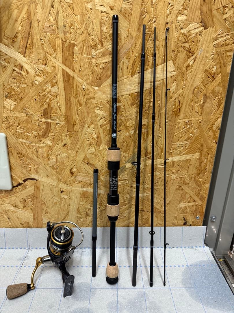 週末価格　RGM ルアーロッド スピニングリール セット　ケース有り