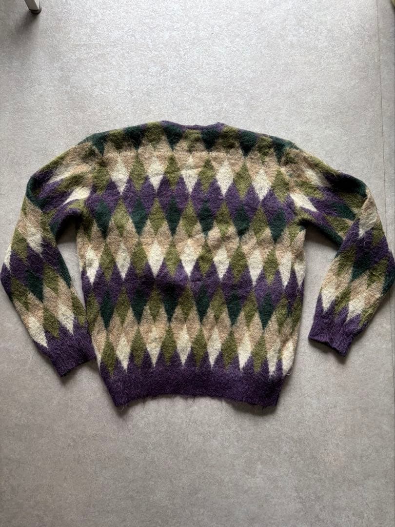 最終価格Needles【ニードルズ】カーディガン ダイヤモンド柄M