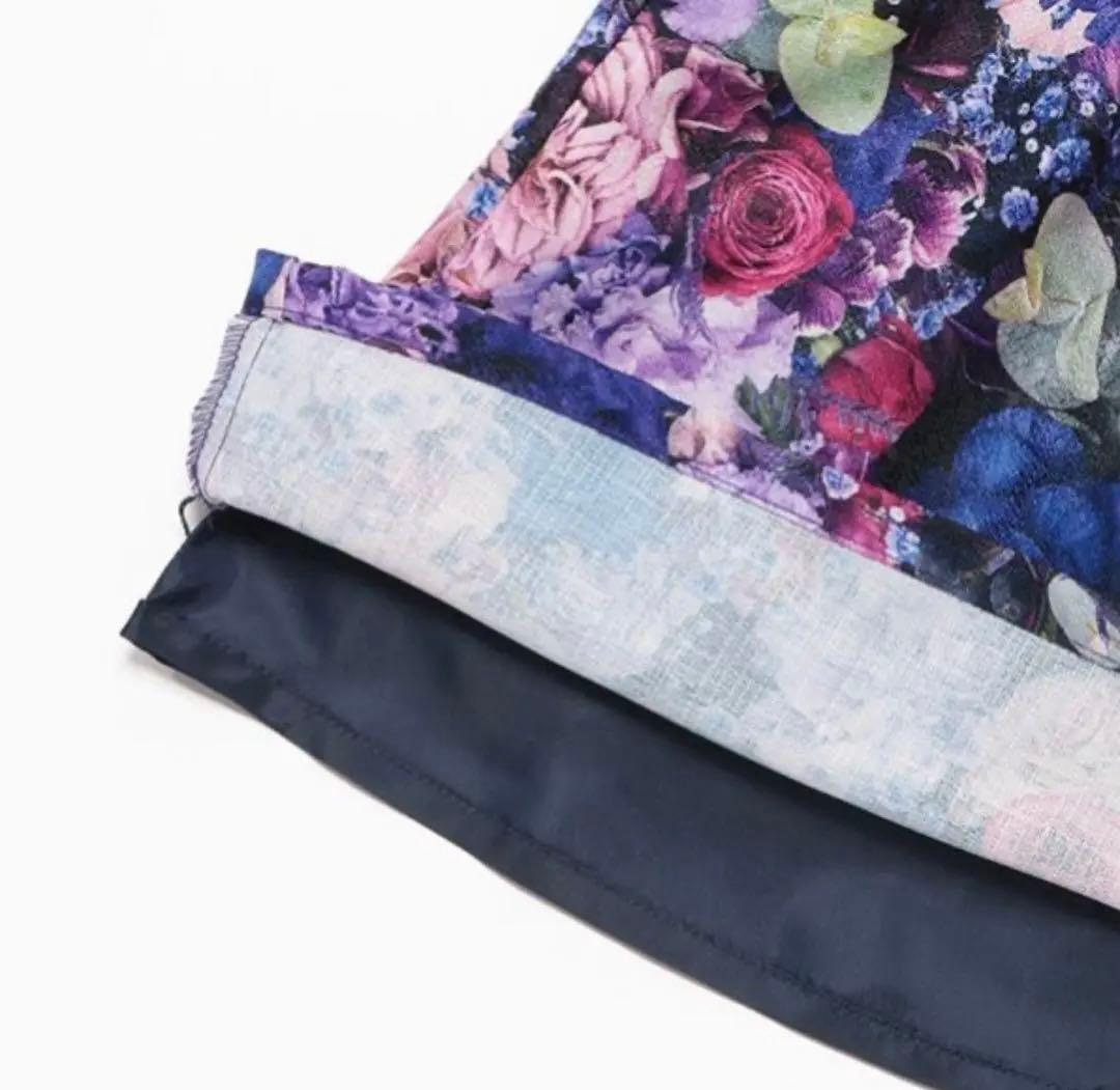 ANNA SUI mini BloomingGarden総柄ドッキングワンピース