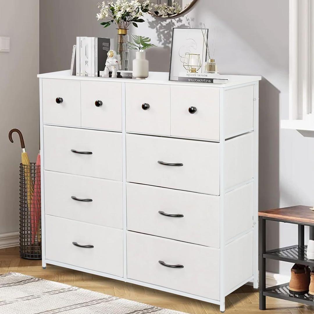 収納チェスト リビング 洋服 大容量 4段10杯 100*30*98cm