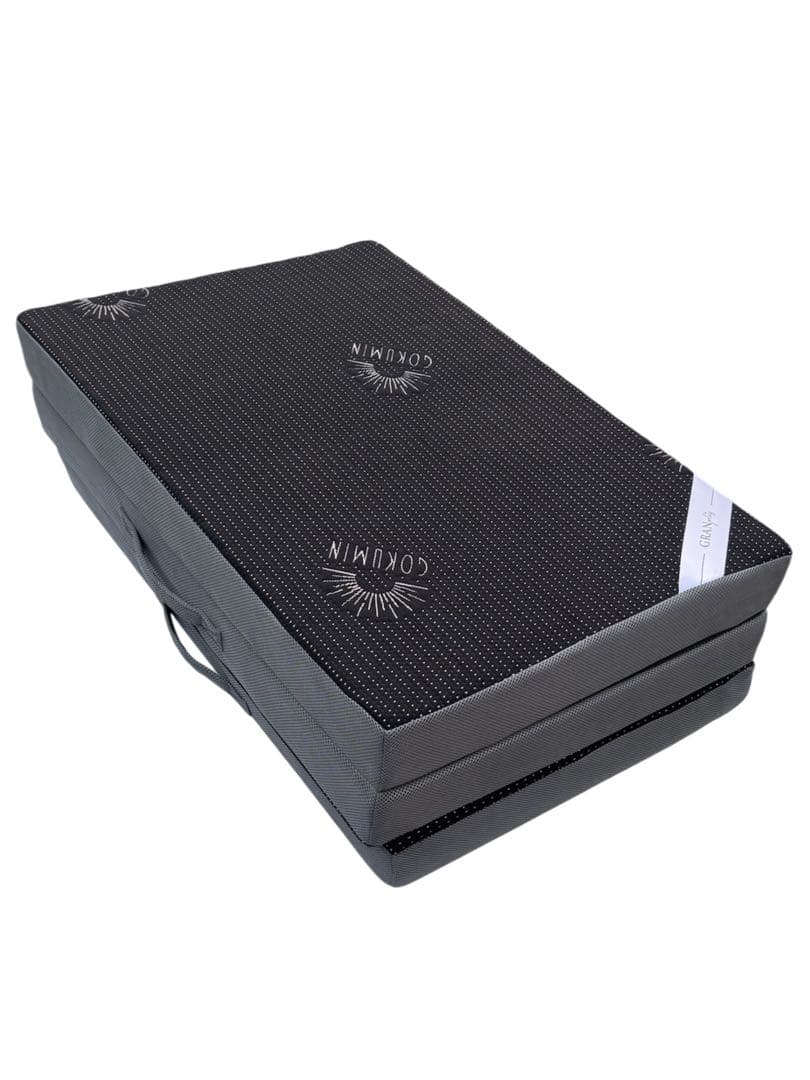 GOKUMIN 三つ折りマットレス シングル 黒