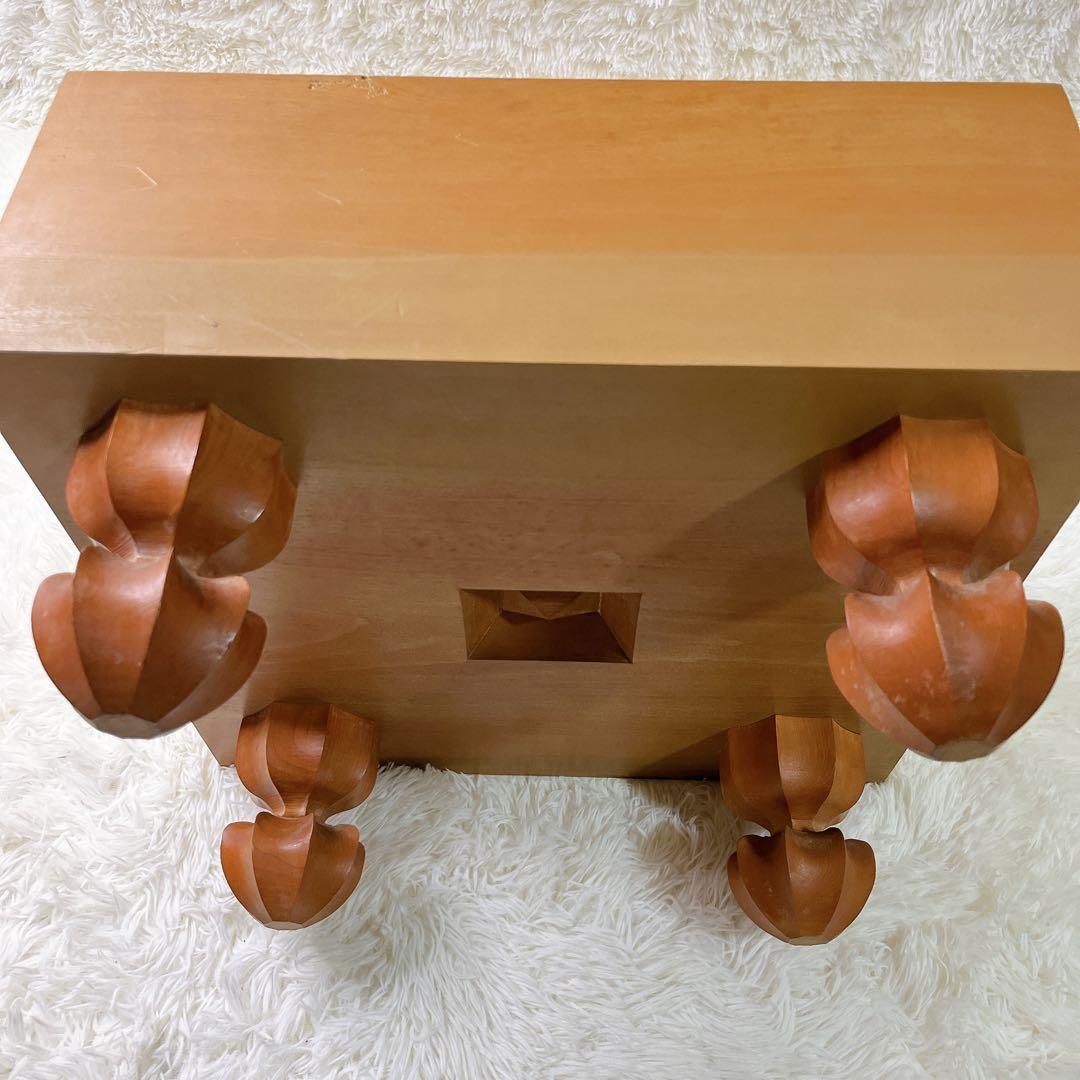 高級　囲碁盤 脚付き へそ有り 碁石・碁筒セット　厚さ 174ミリ 約5.6寸