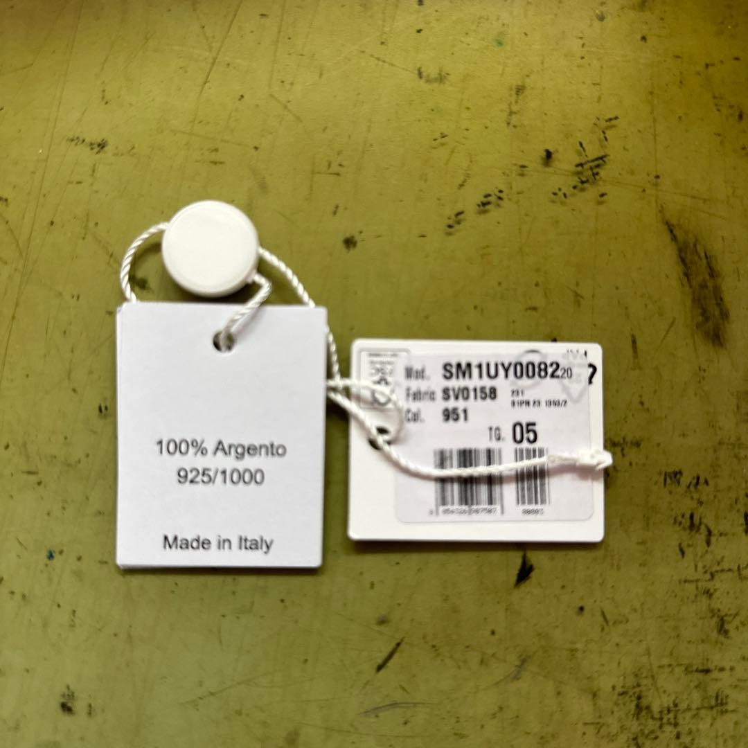 メゾンマルジェラ ロゴ カフブレスレット