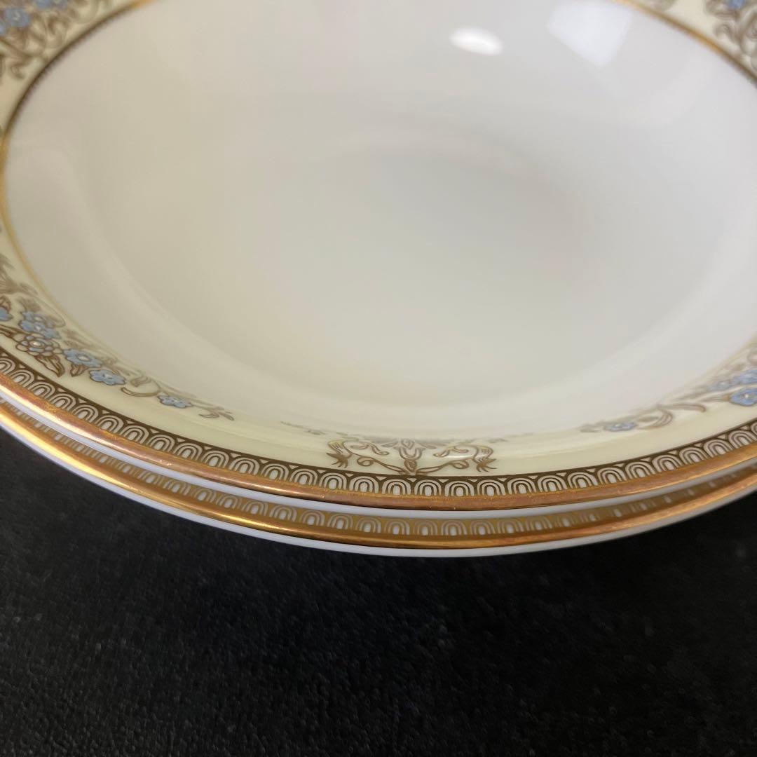 ウェッジウッド クリブデン 黒壺 オーバル ディナー プレート ボウル 5点