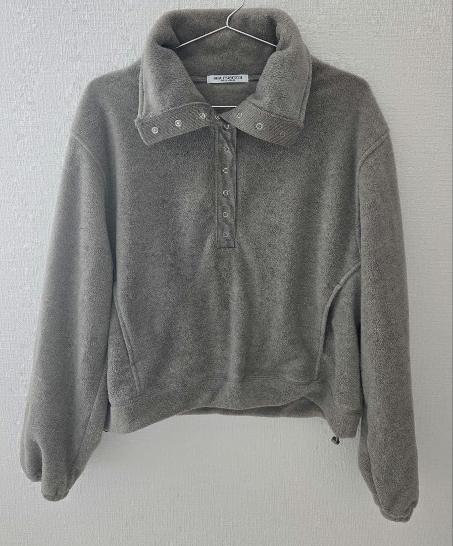 BEAUTY&YOUTH United arrowsフリーススナッププルオーバー