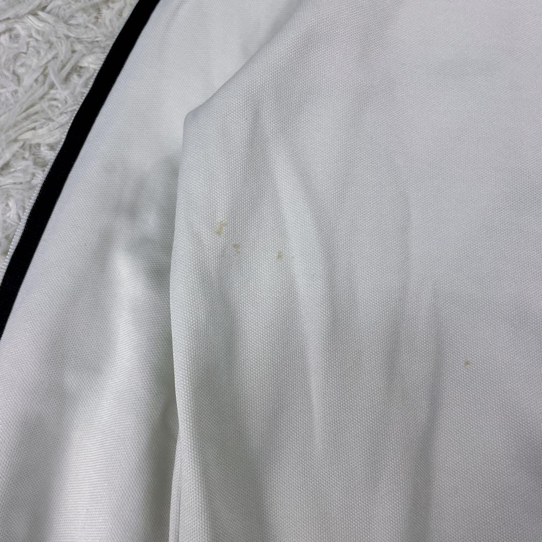 アディダス トラックジャケット 襟高 刺繍ロゴ 3本ライン　トレフォイル