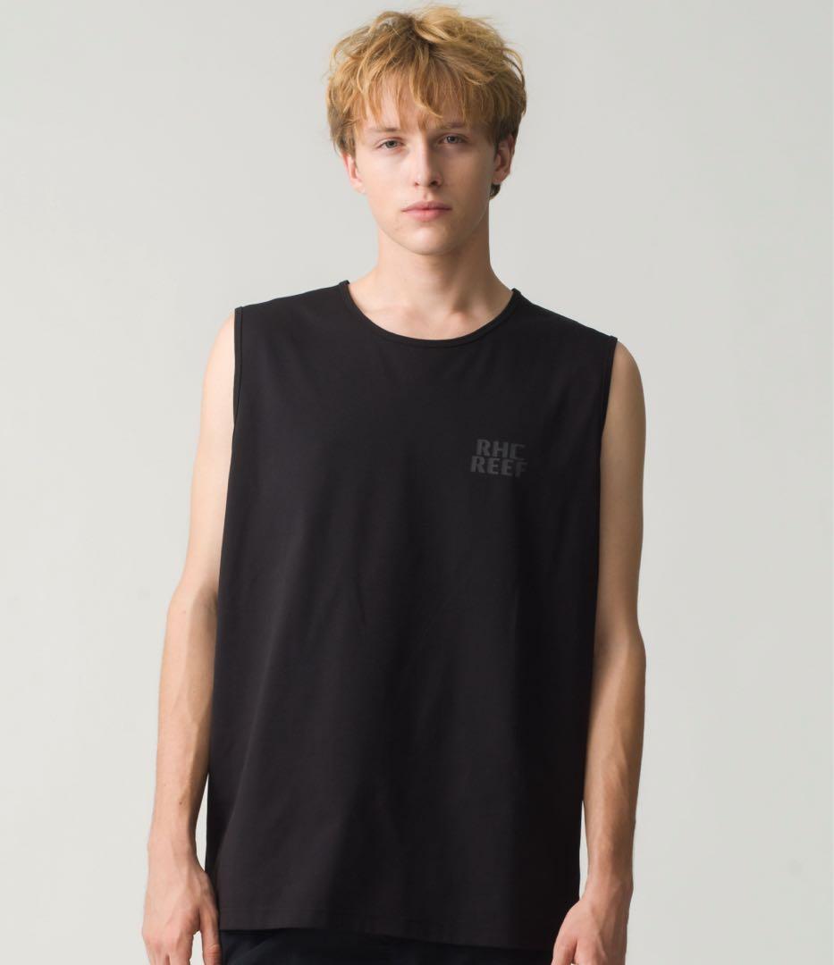RHC REEF ブラック　リーフ　ラッシュ タンクトップ