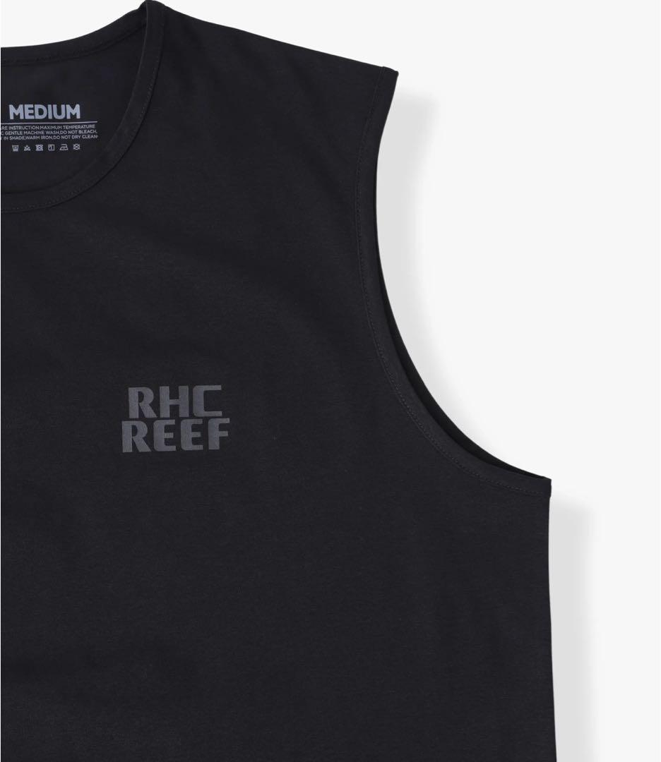 RHC REEF ブラック　リーフ　ラッシュ タンクトップ
