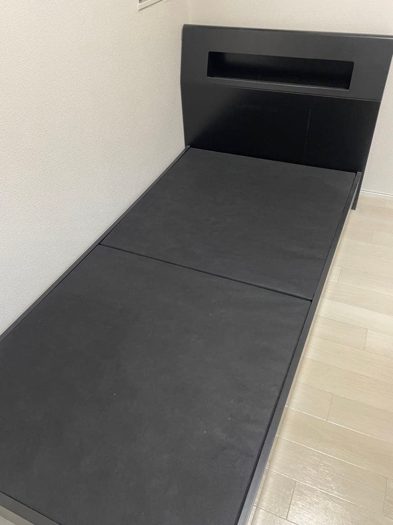 シングル ブラックベッドフレーム