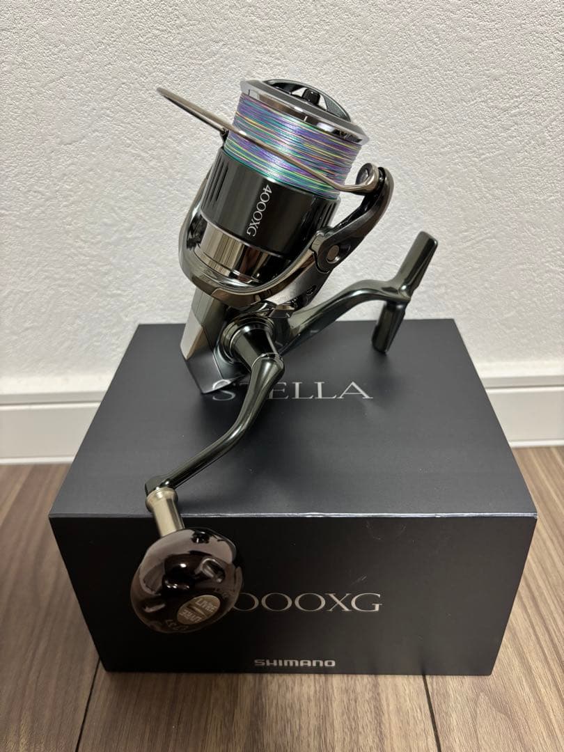 SHIMANO STELLA 22ステラ4000XG リブレハンドルノブ付き