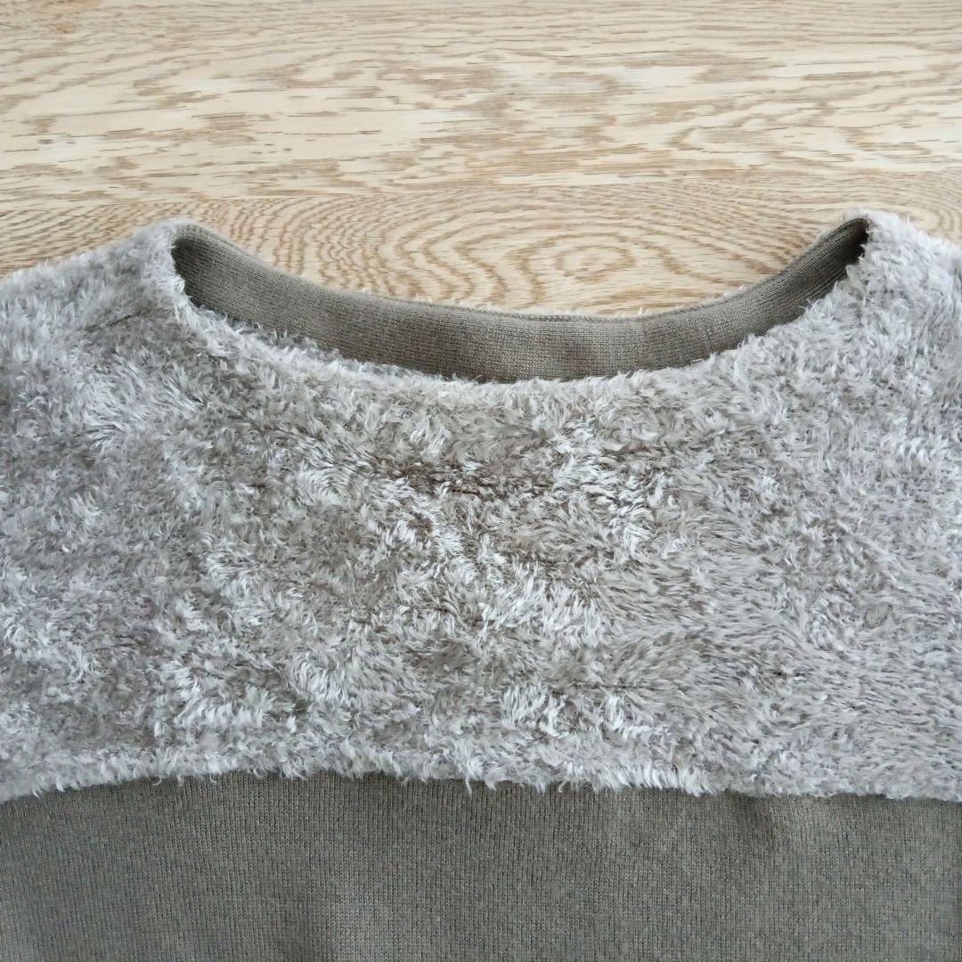 Maison Margiela 異素材ドルマンニットワンピース