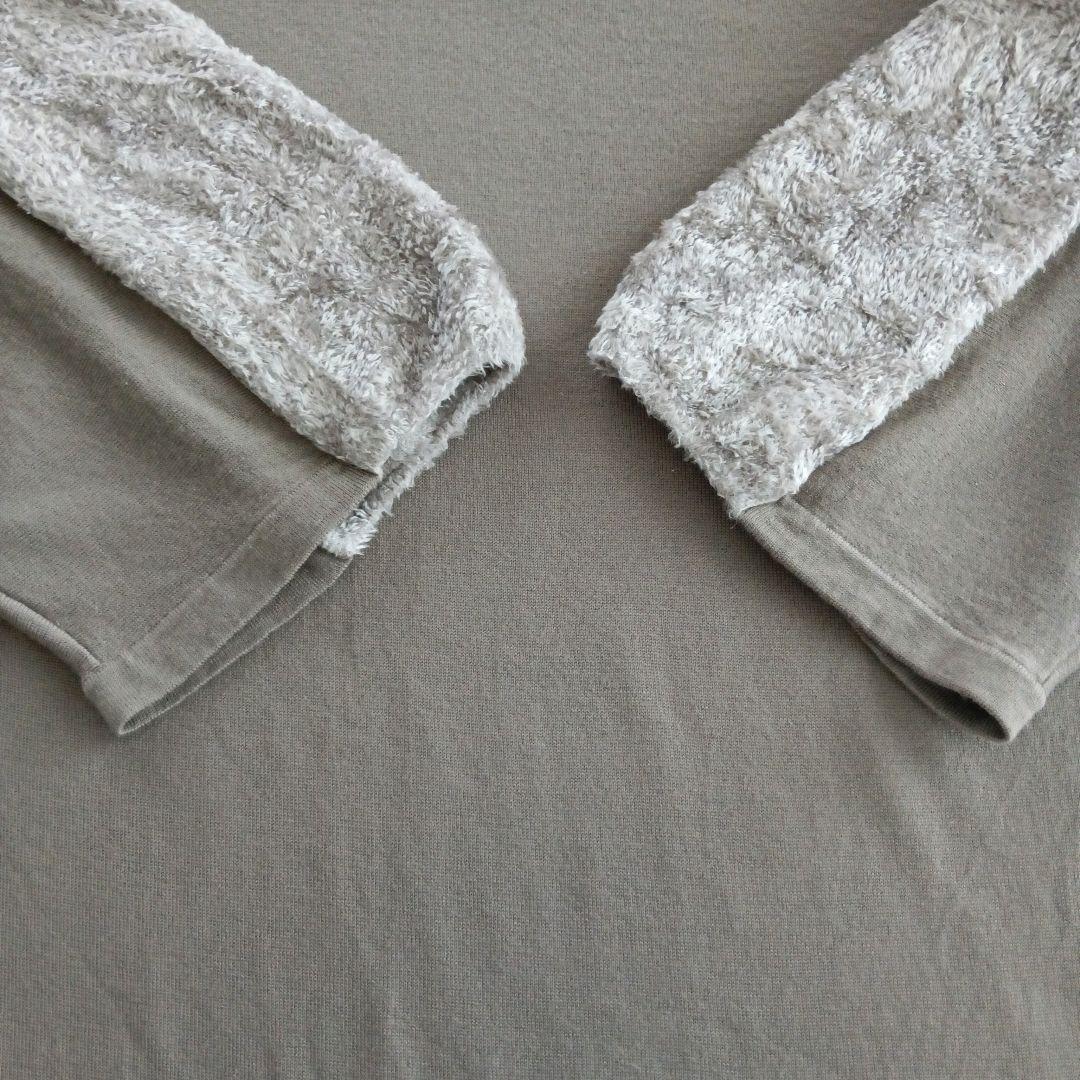 Maison Margiela 異素材ドルマンニットワンピース