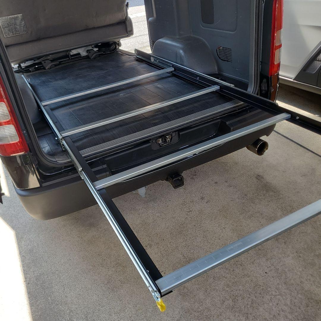 ハイエース スライドフロア1800㎜ スライドレール フレーム
