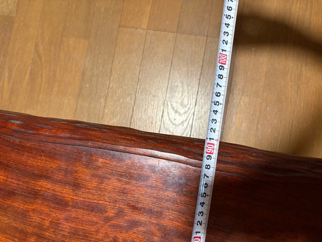 花梨 無垢 一枚板 座卓 幅151cm 高級 和モダン ローテーブル 送料込み