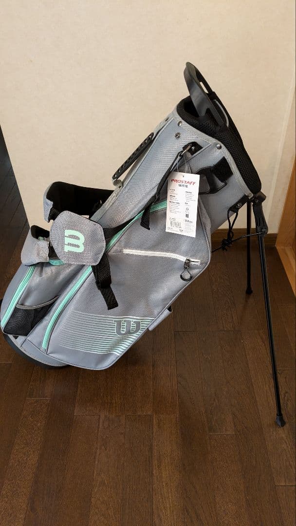 【新品未使用】Wilson スタンドキャディバッグ グレー