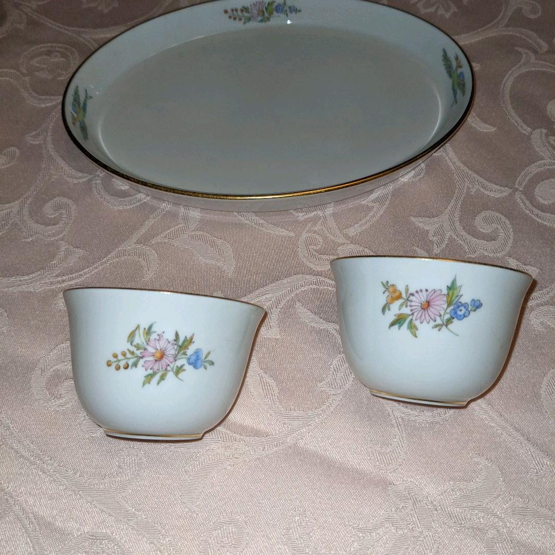 マイセン未使用　超希少価値の色のリキュールセット