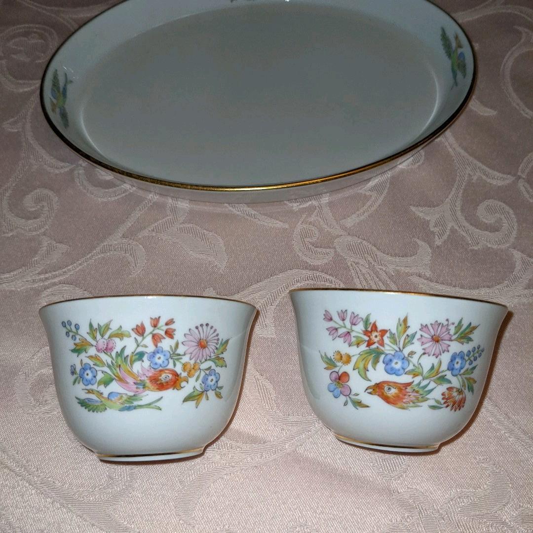 マイセン未使用　超希少価値の色のリキュールセット