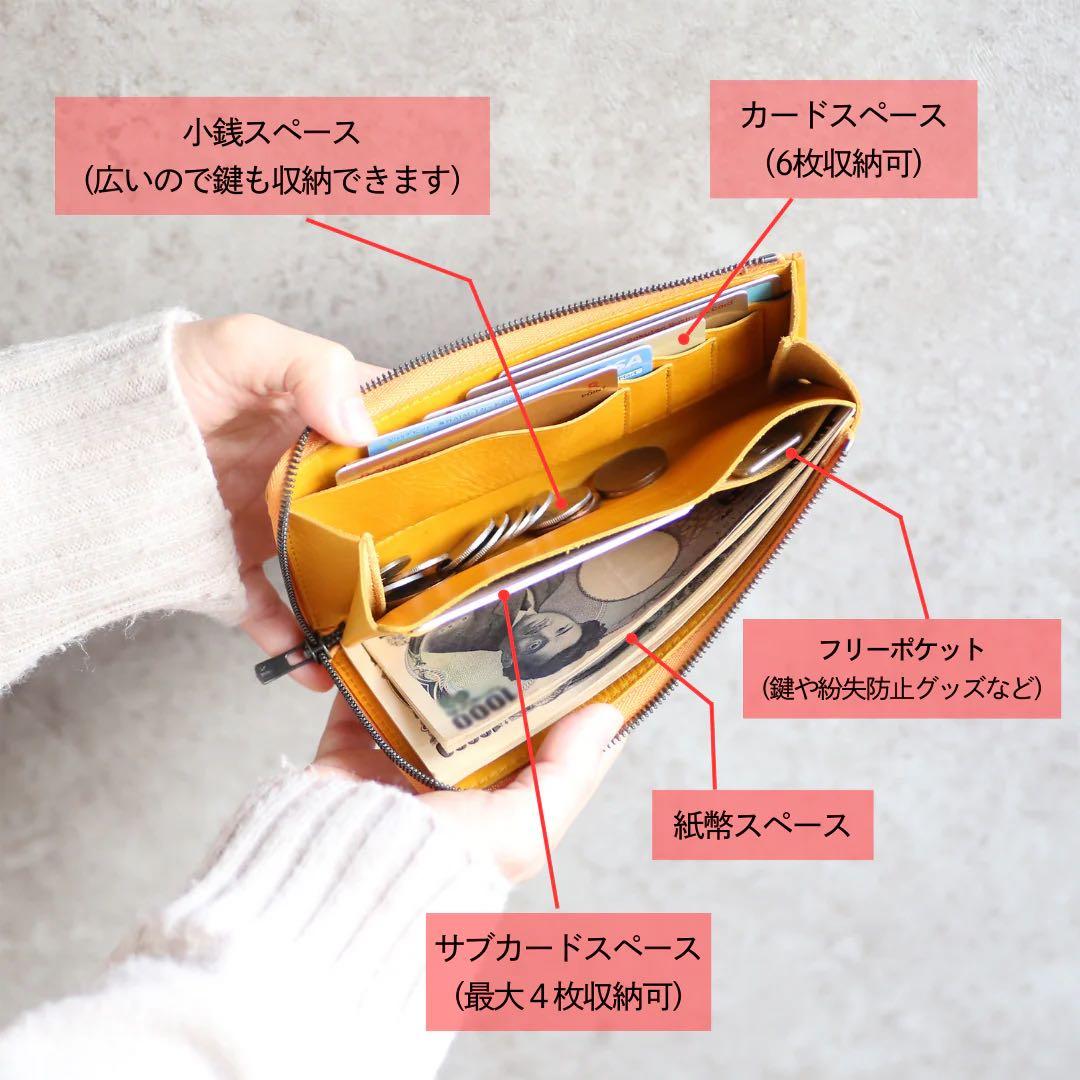 STATUSY il modo ZIP イルモードジップ 長財布 ネイビー 紺