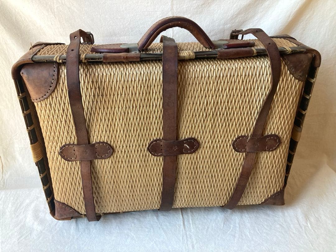 古道具　ピクニックバスケット　行李
