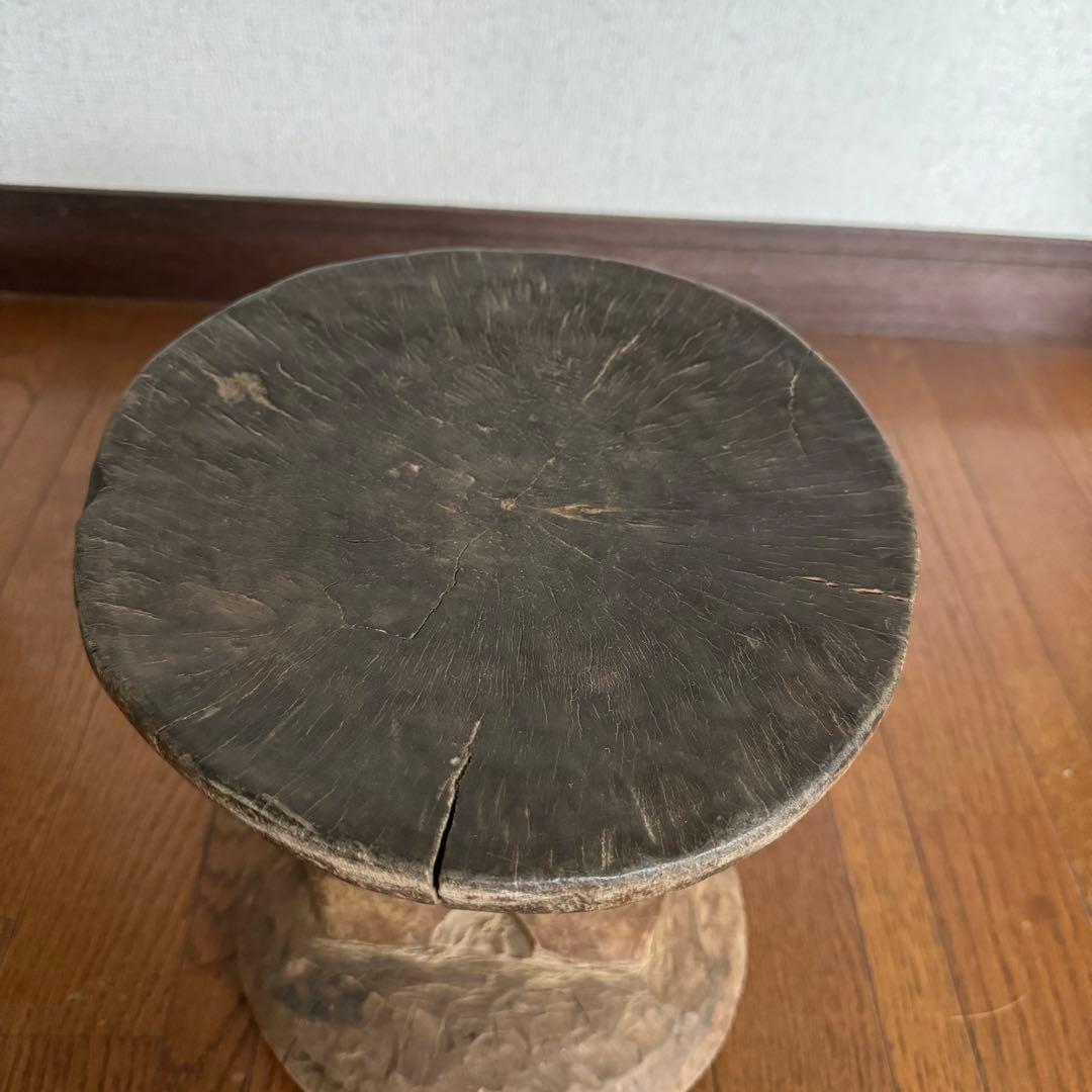 ジンバブエ トンガ族 スツール a アフリカ 民藝 民芸 古道具 ビンテージ