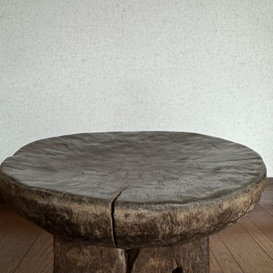 ジンバブエ トンガ族 スツール a アフリカ 民藝 民芸 古道具 ビンテージ